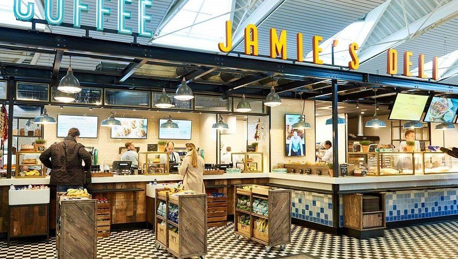 Jamie Oliver Diner restaurant at AMS Airport