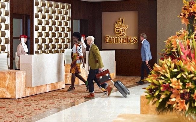 Emirates Lounge at ATH