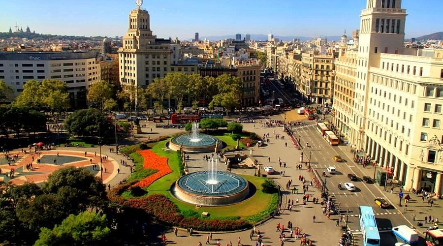 Barcelona City Center (Placa Catalunya) from BCN