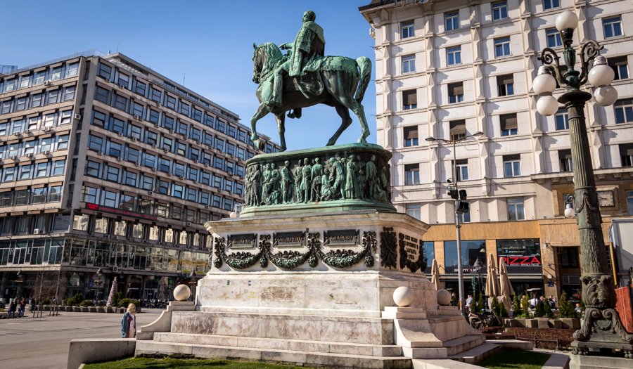 Belgrade City Center from BEG