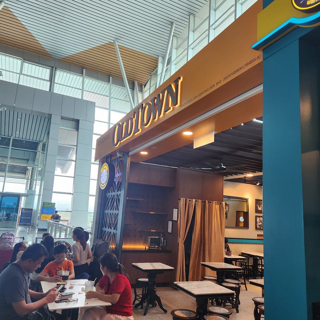 Old Town White Coffee at BKI