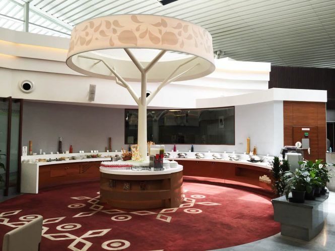 Above Ground Level Lounge at BLR