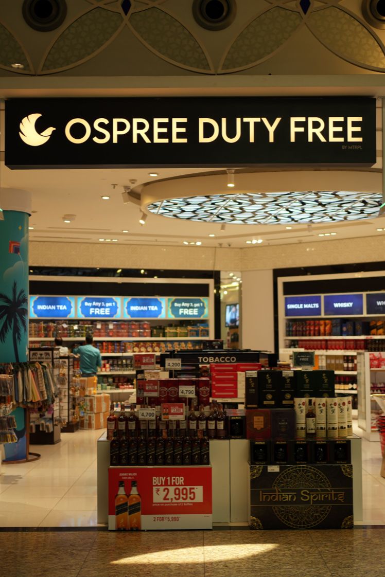 Duty-Free Shopping at Terminal 2 at BOM