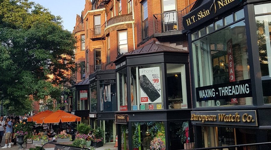 Back Bay / Newbury Street from BOS