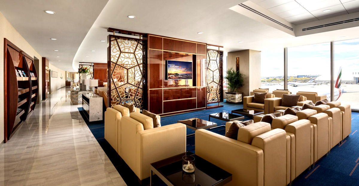 Emirates Lounge at BOS