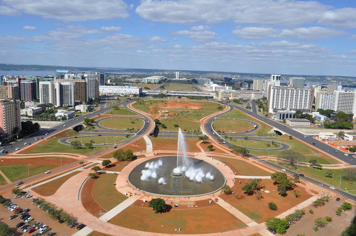 Brasilia City Center (Esplanada dos Ministerios) from BSB