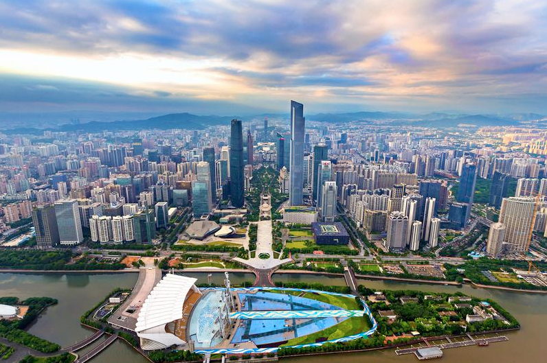 Guangzhou City Center (Tianhe) from CAN