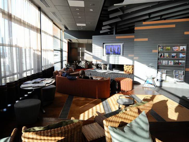 Air New Zealand Lounge at CHC