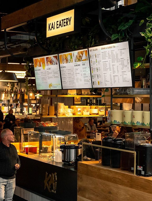 Kai Eatery restaurant at CHC Airport