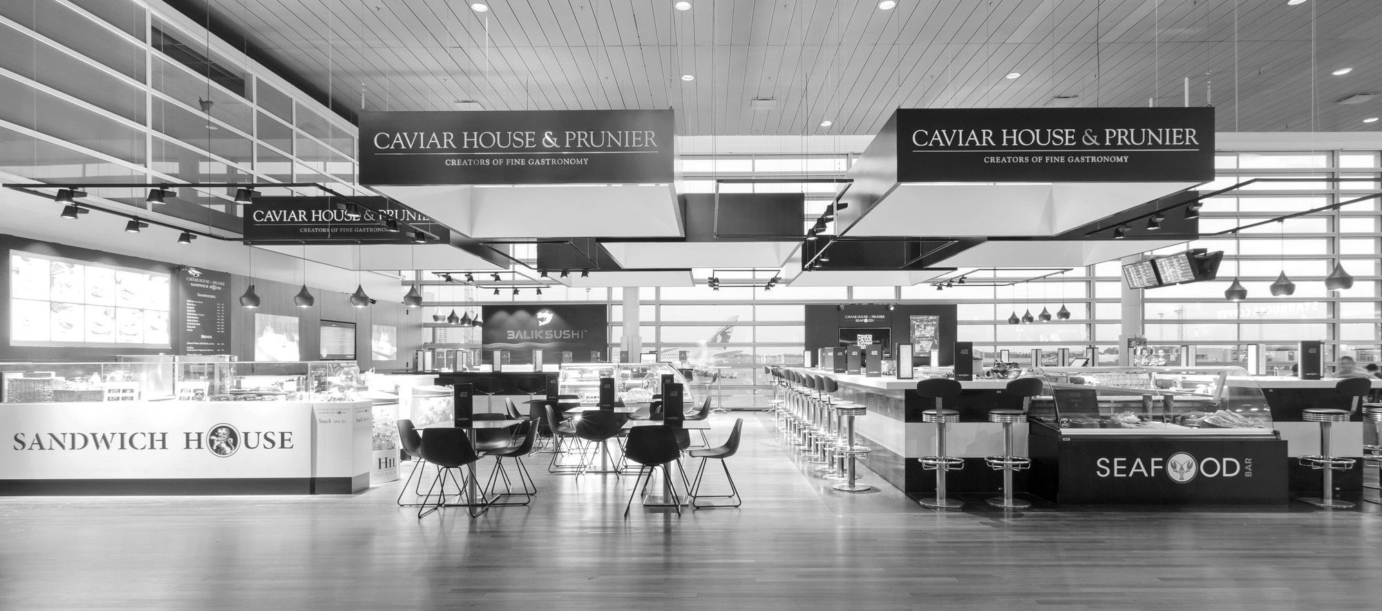 Caviar House & Prunier restaurant at CPH Airport