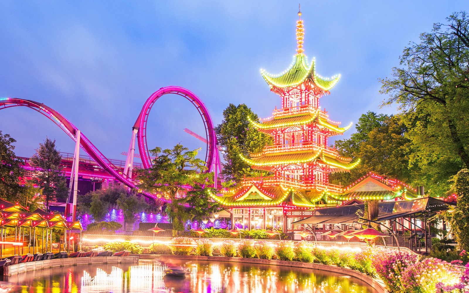 Tivoli Gardens / Central Station from CPH