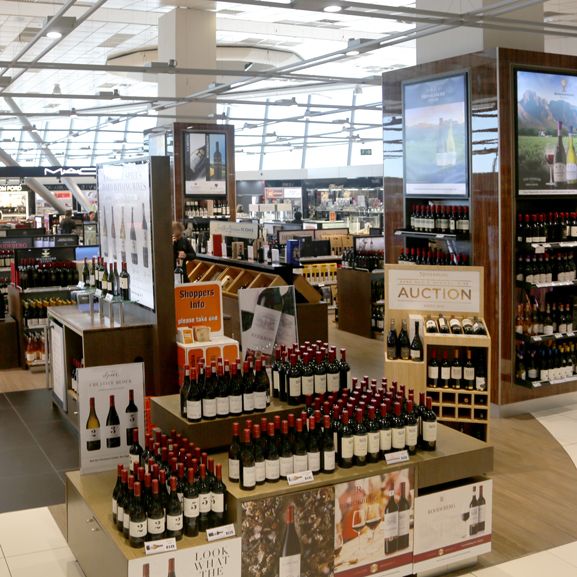 Airport Duty Free Wine Shopping at CPT