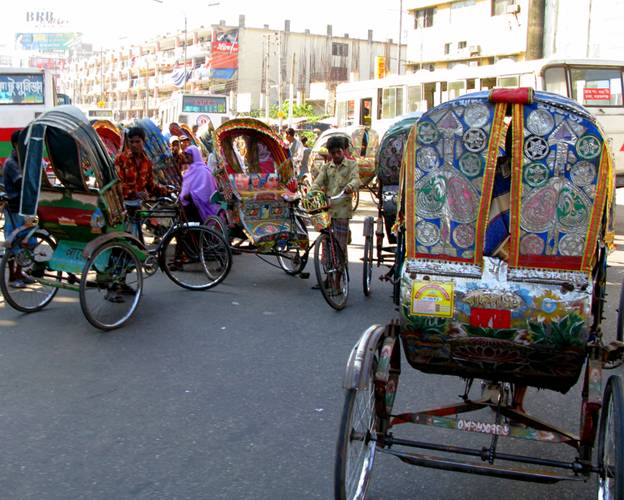 Rickshaw Ride through Old Dhaka at DAC