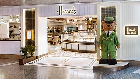 Harrods Tea Room restaurant at DOH Airport