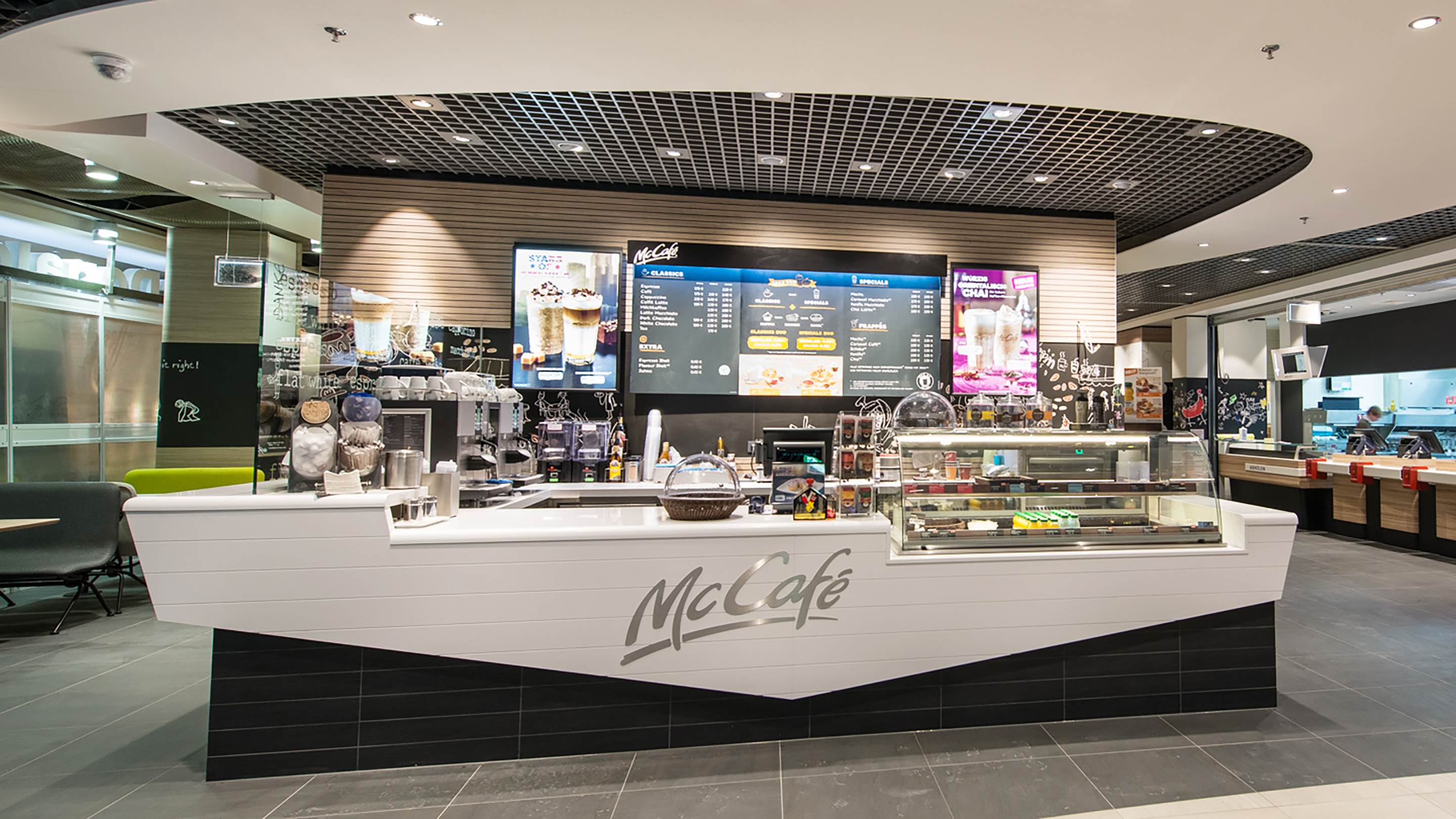McCafe restaurant at DUS Airport