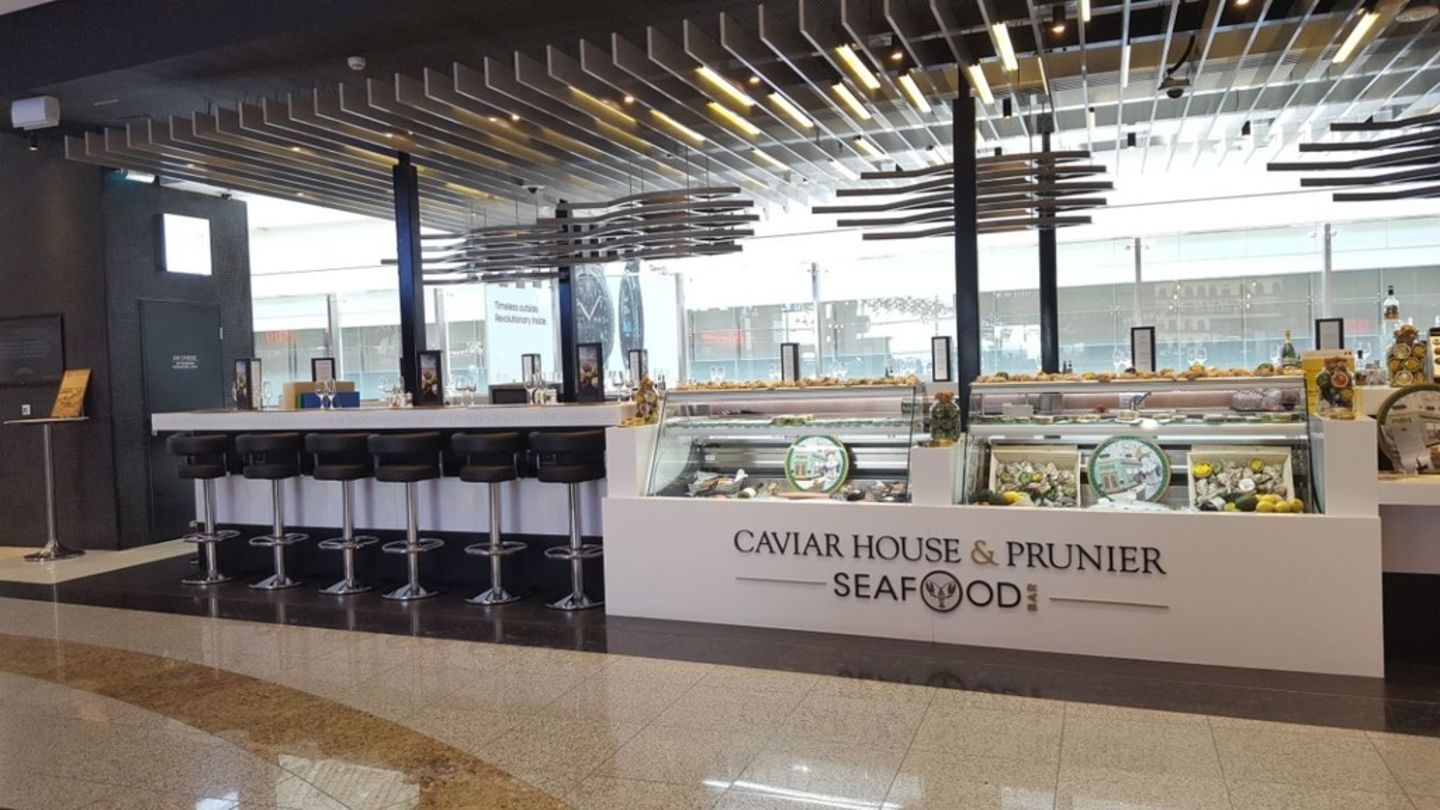 Caviar House & Prunier Seafood Bar restaurant at DXB Airport
