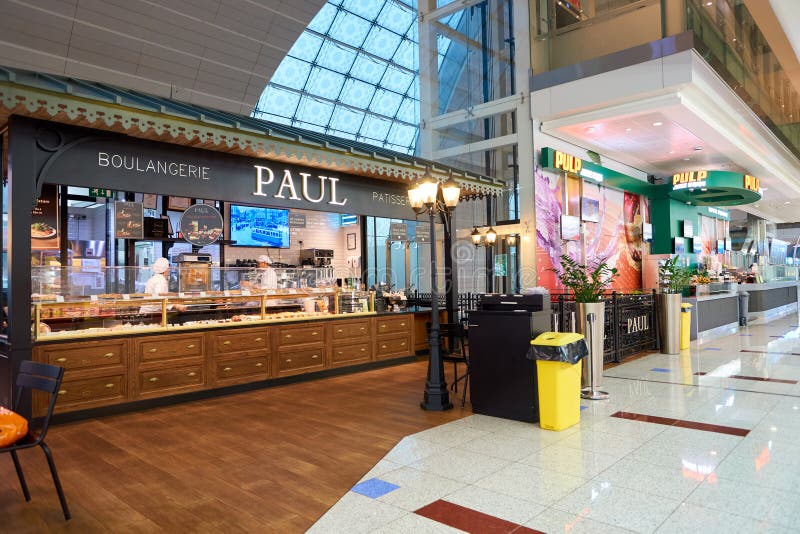 Paul Bakery restaurant at DXB Airport