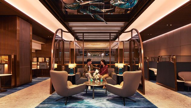 Singapore Airlines SilverKris Lounge at DXB