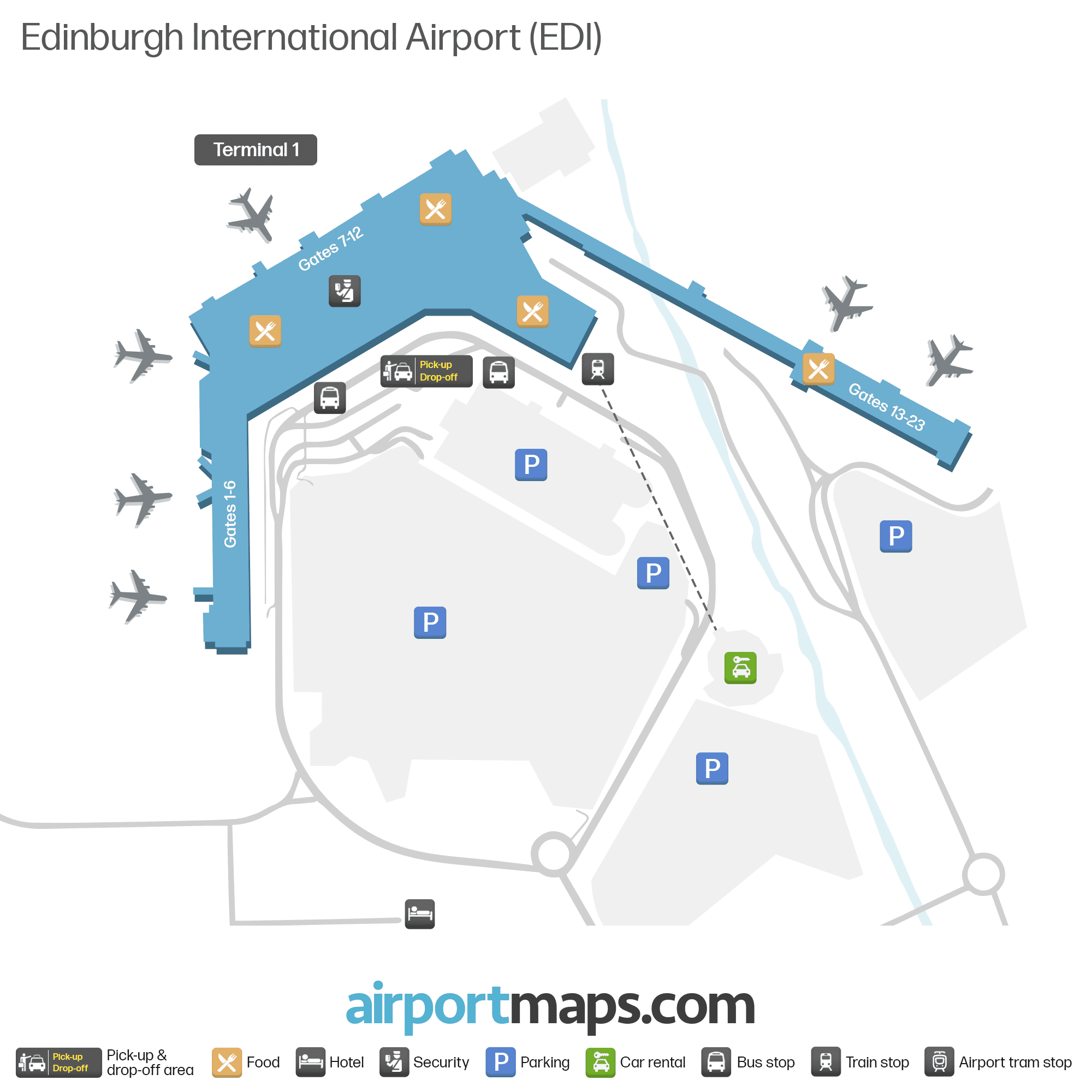 EDI International Pier (Gates 1-16)