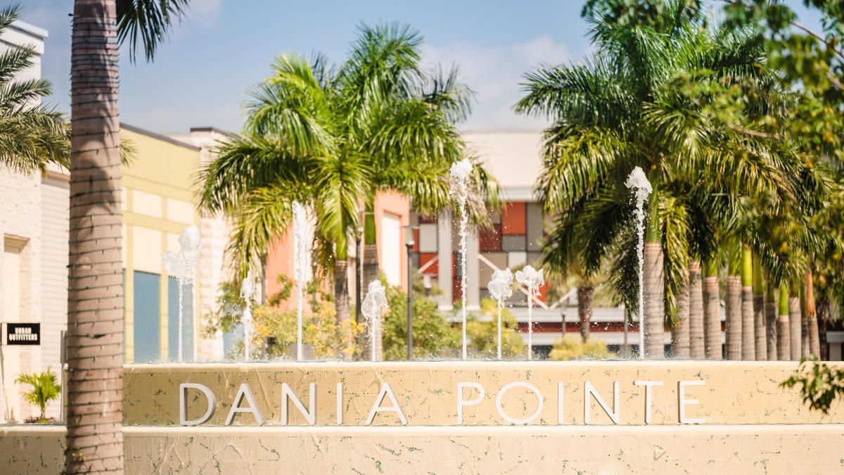 Dania Pointe Shopping at FLL