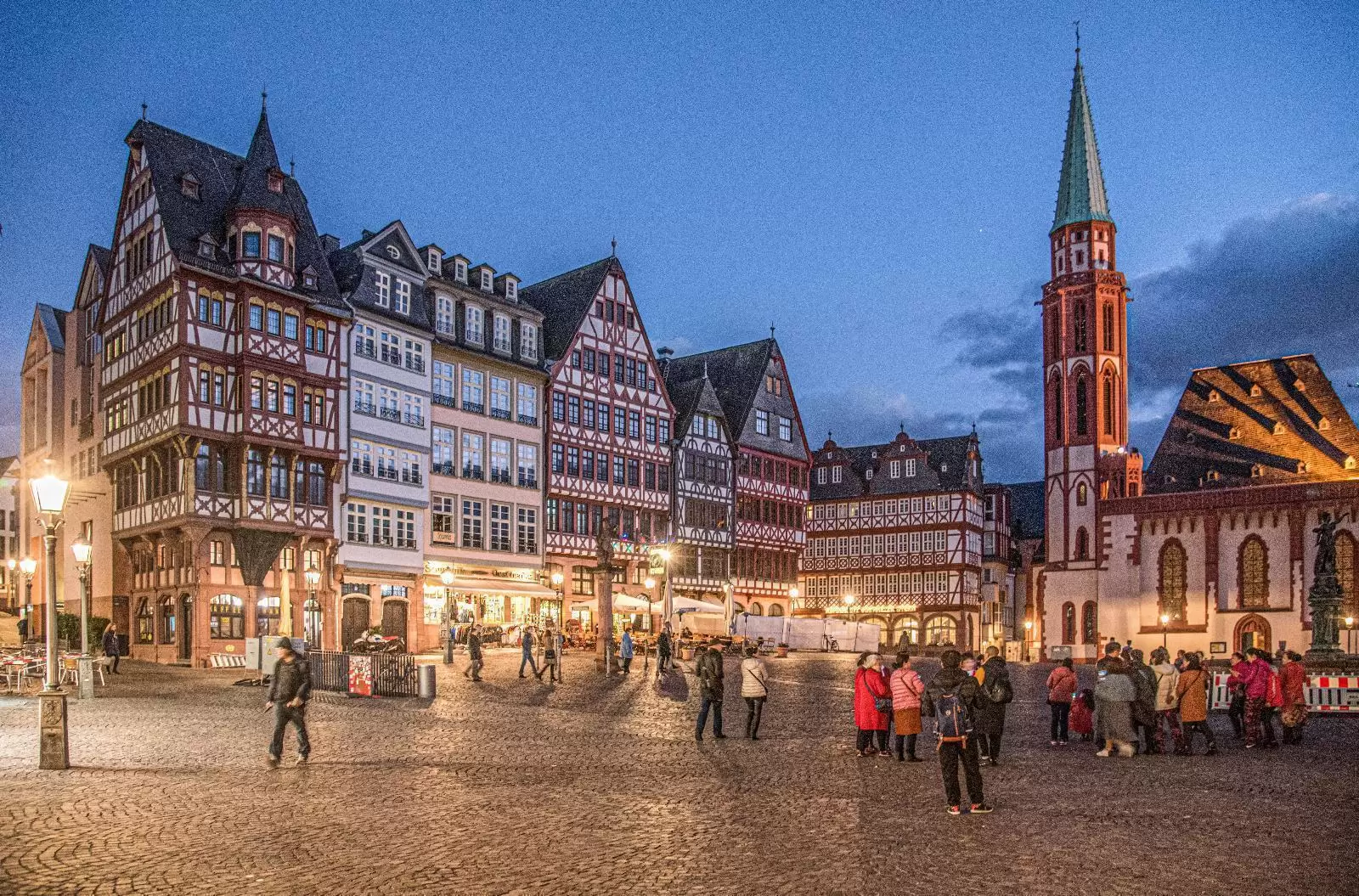 Frankfurt City Center (Romerberg) from FRA