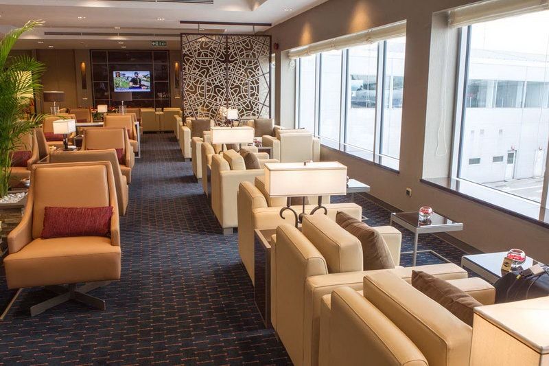 Emirates Lounge at GLA