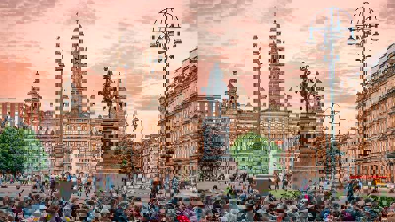 Glasgow City Centre from GLA