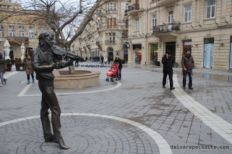 Baku City Center from GYD