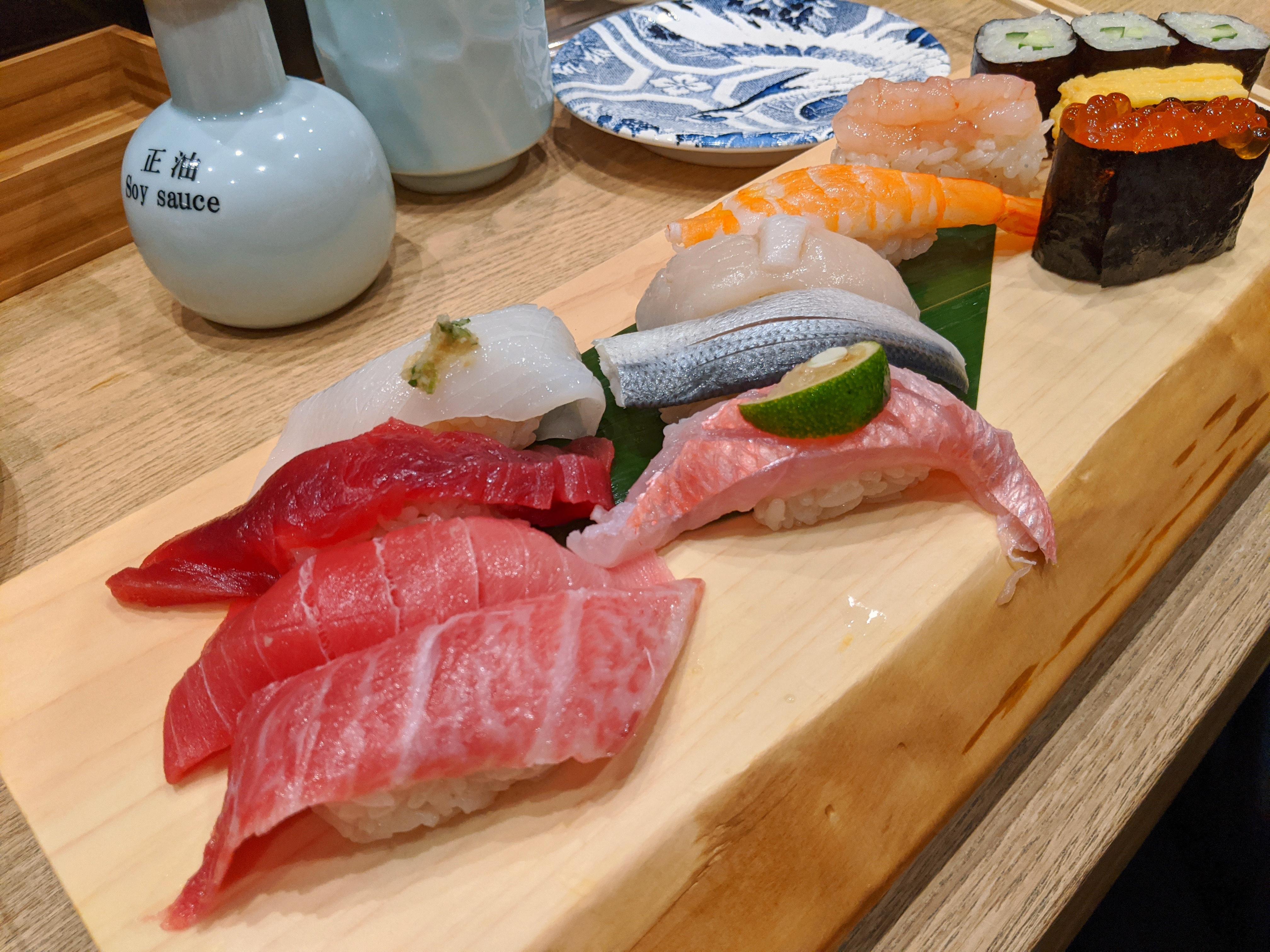 Sushi Kyotatsu restaurant at HND Airport