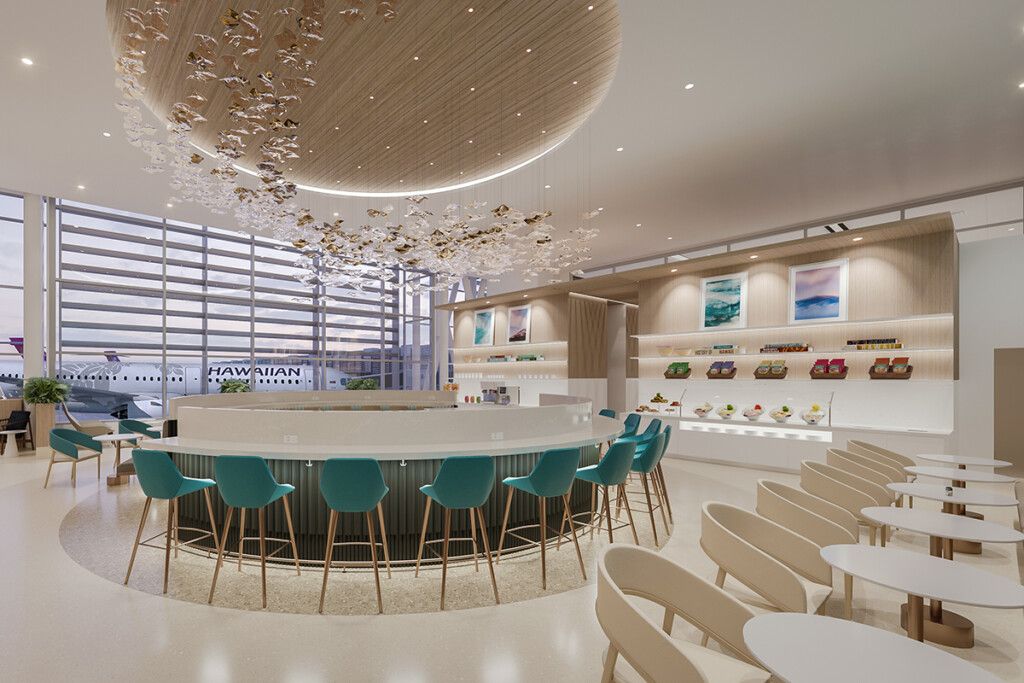 Hawaiian Airlines Premier Club at HNL