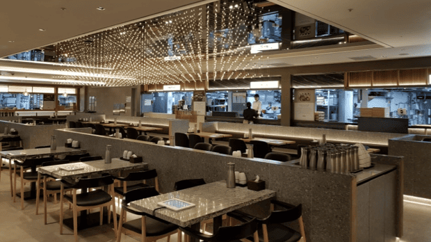 CJ Foodville Korean BBQ restaurant at ICN Airport