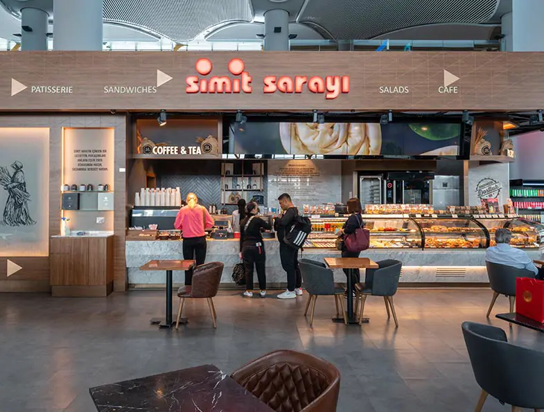 Simit Sarayi restaurant at IST Airport