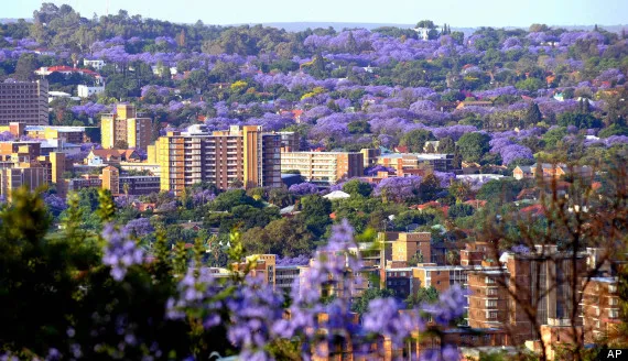 Pretoria (Tshwane) from JNB