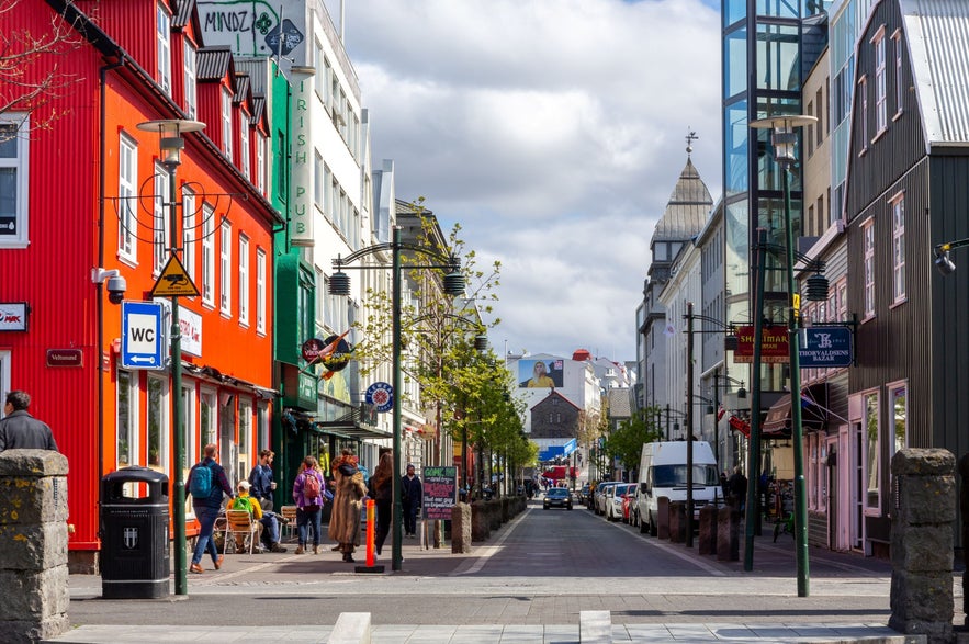 Reykjavik City Center from KEF