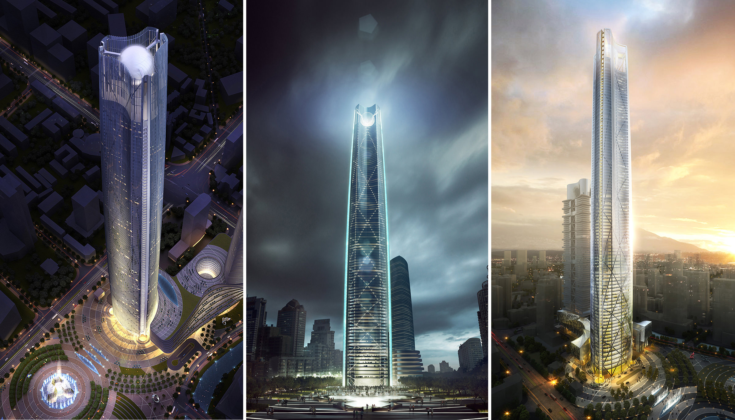 Kunming City Center (Dongfeng Square) from KMG