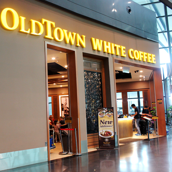 Old Town White Coffee at KUL