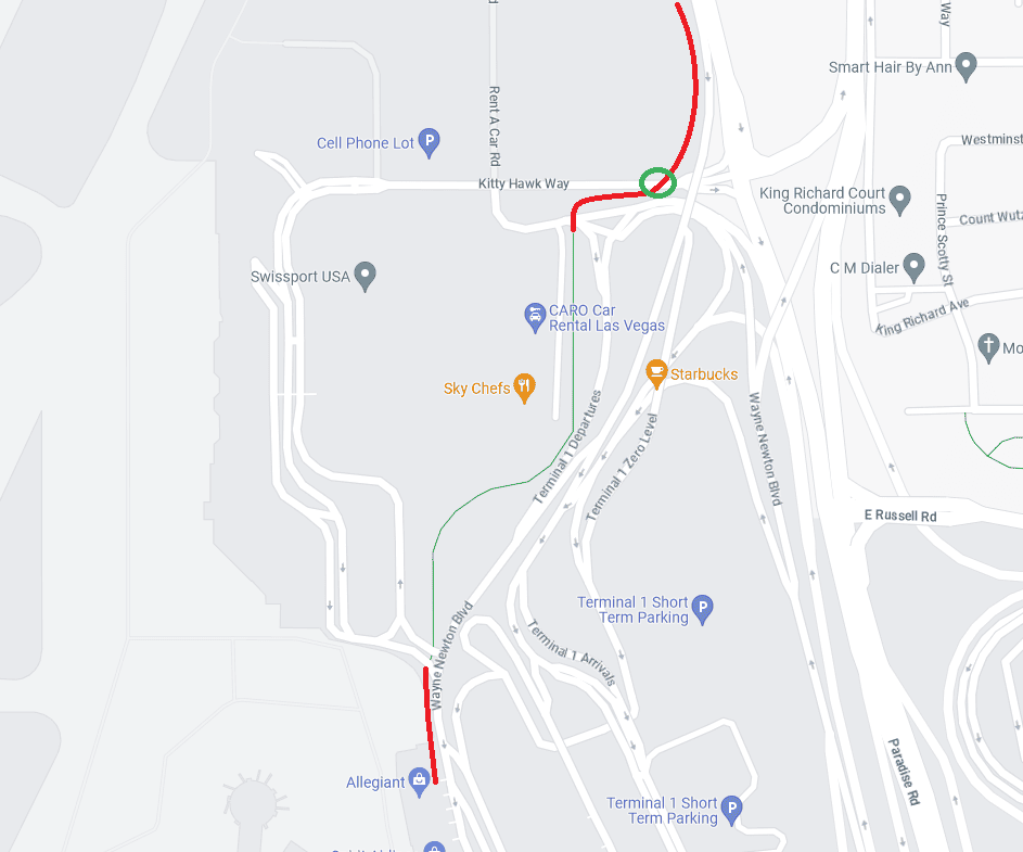 Walk the Las Vegas Strip at LAS