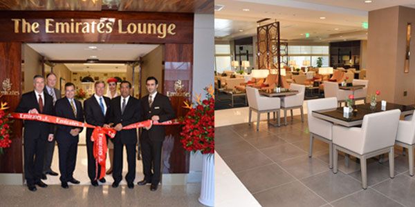 Emirates Lounge at LAX