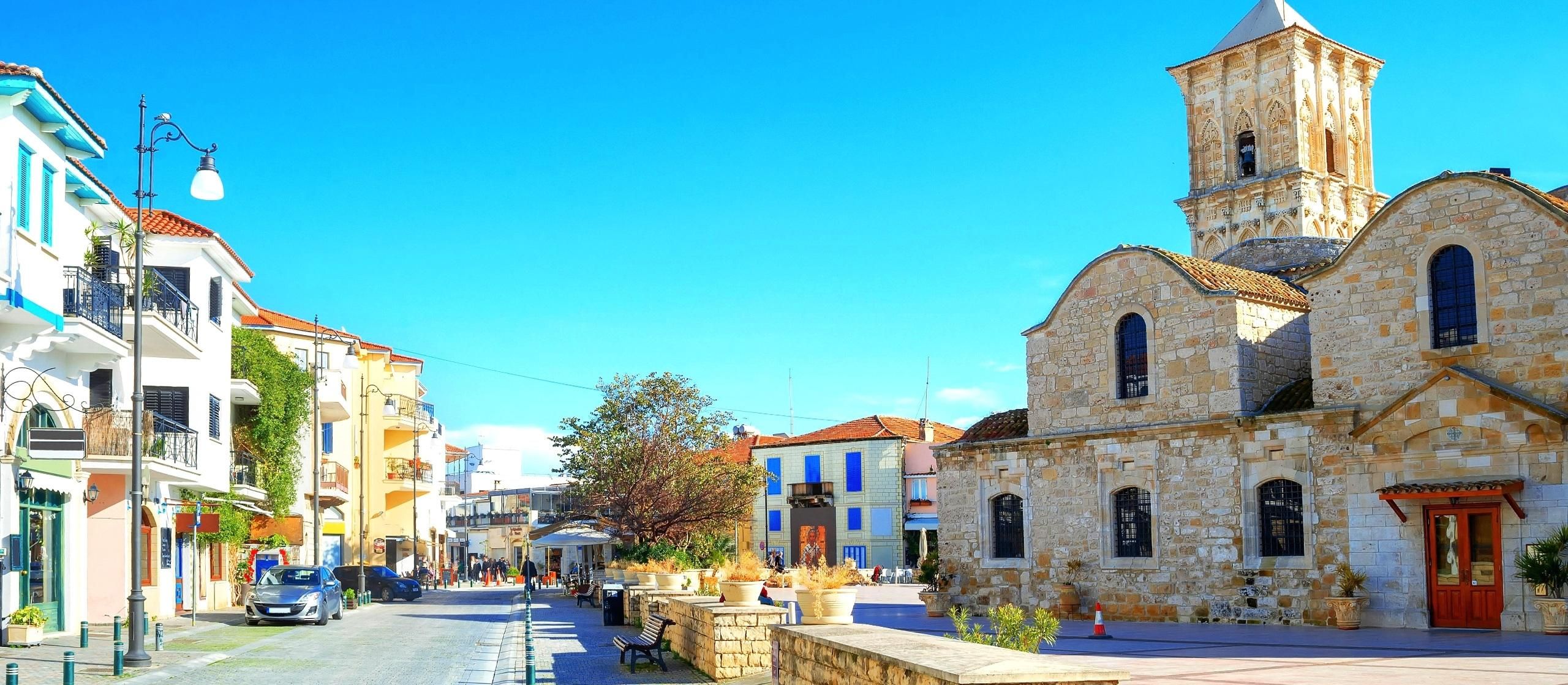 Larnaca City Center from LCA