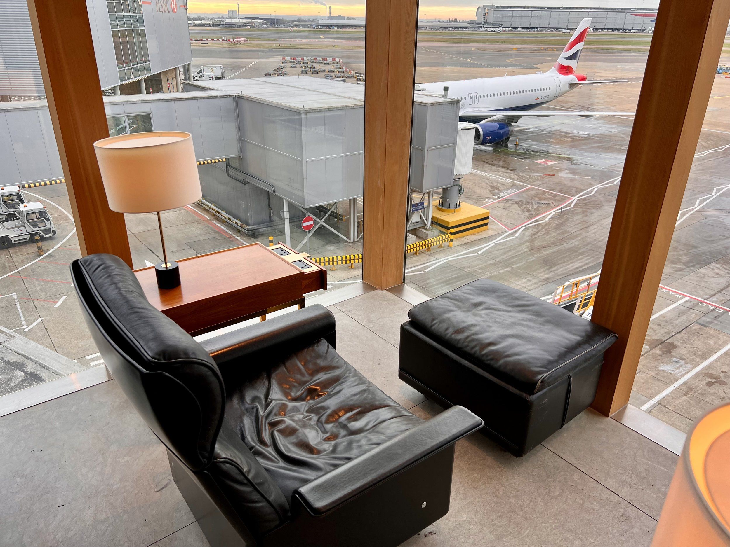 Cathay Pacific First Class Lounge at LHR