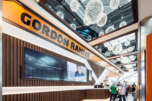 Gordon Ramsay Plane Food restaurant at LHR Airport