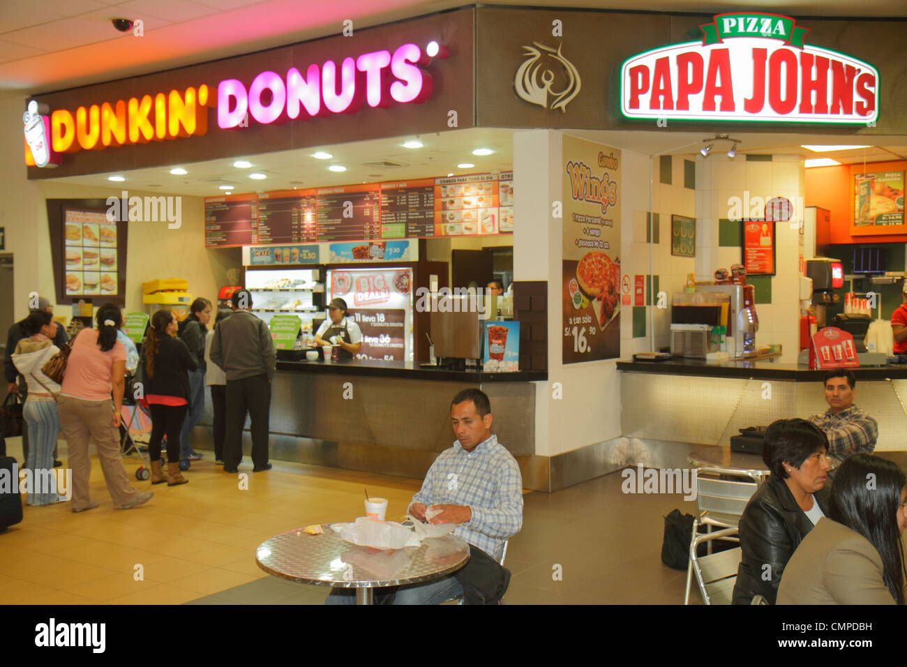 Dunkin' restaurant at LIM Airport