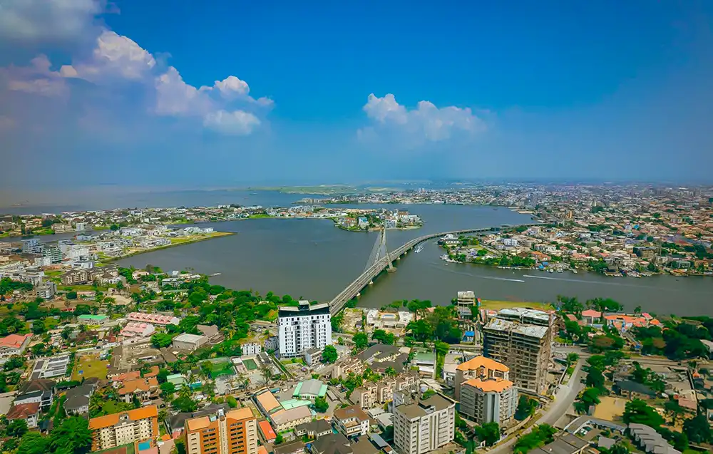 Lagos Island / Victoria Island from LOS