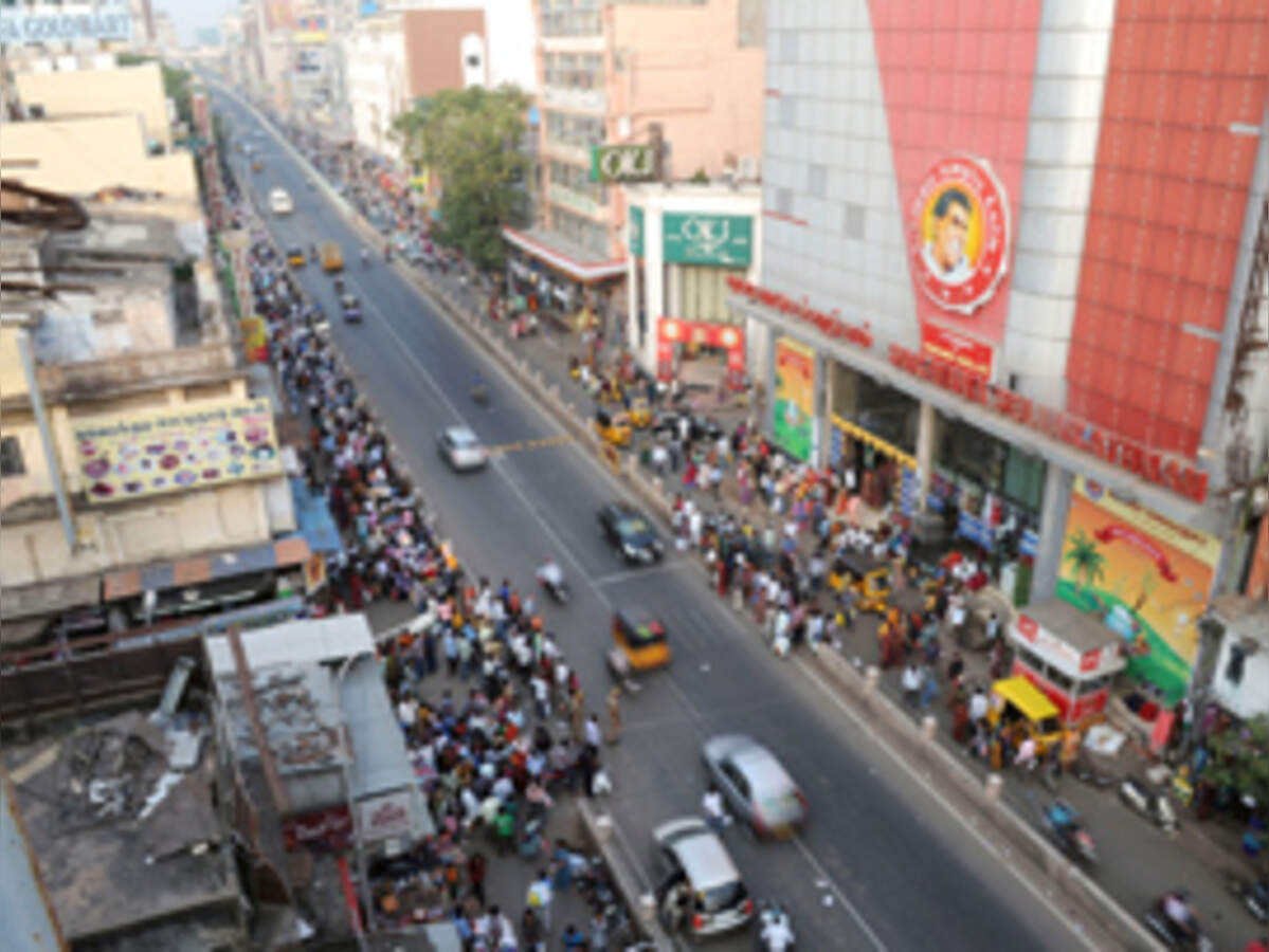 T. Nagar (Shopping District) from MAA