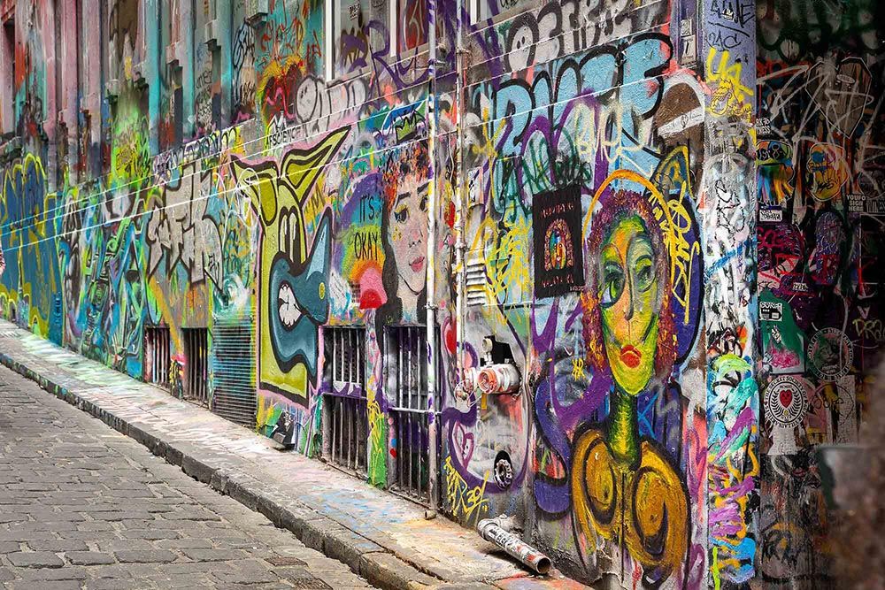 Melbourne Laneways and Street Art at MEL