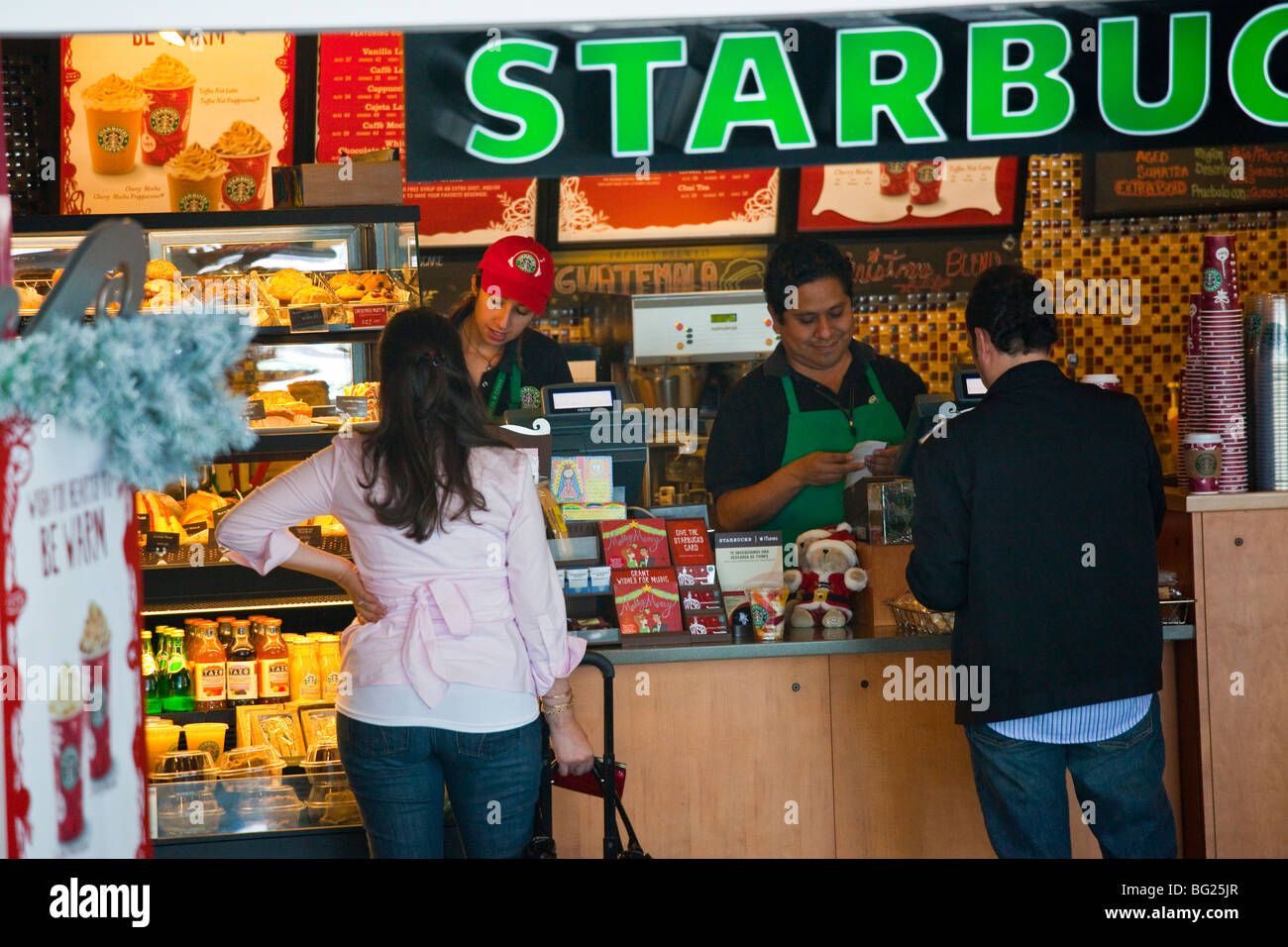 Starbucks restaurant at MEX Airport
