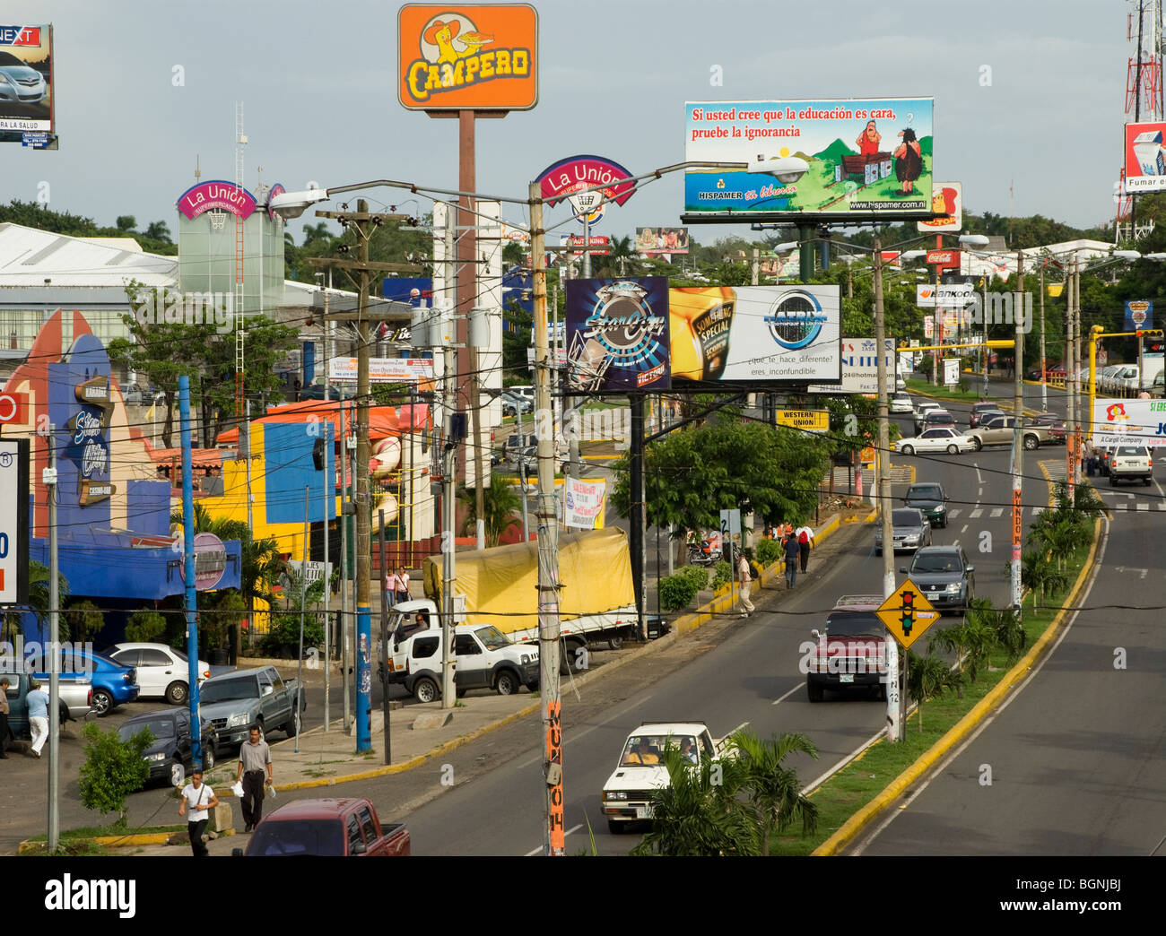 Managua City Center from MGA