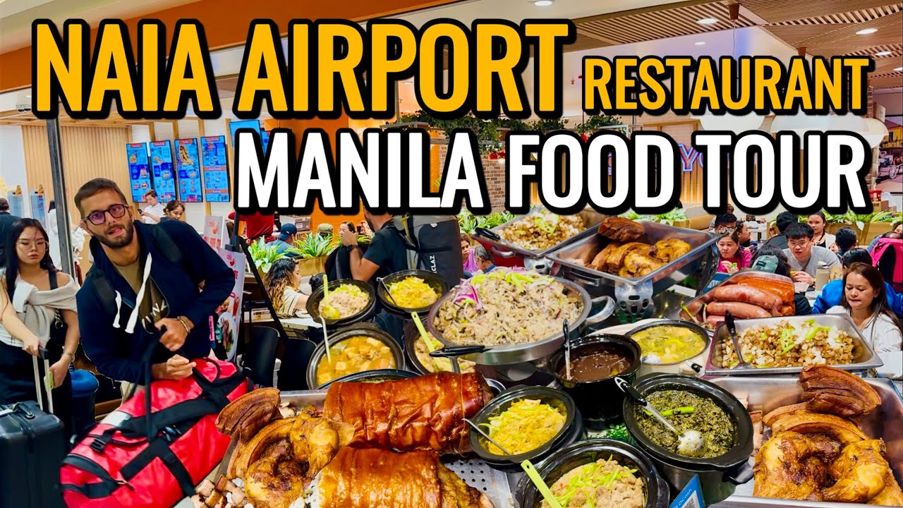Filipino Food Tour at Terminal 3 at MNL