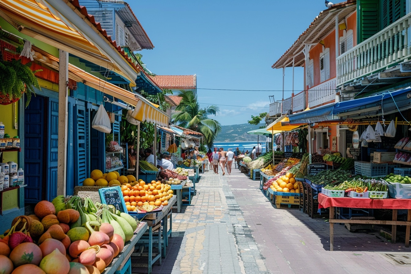 Mahébourg City Center from MRU