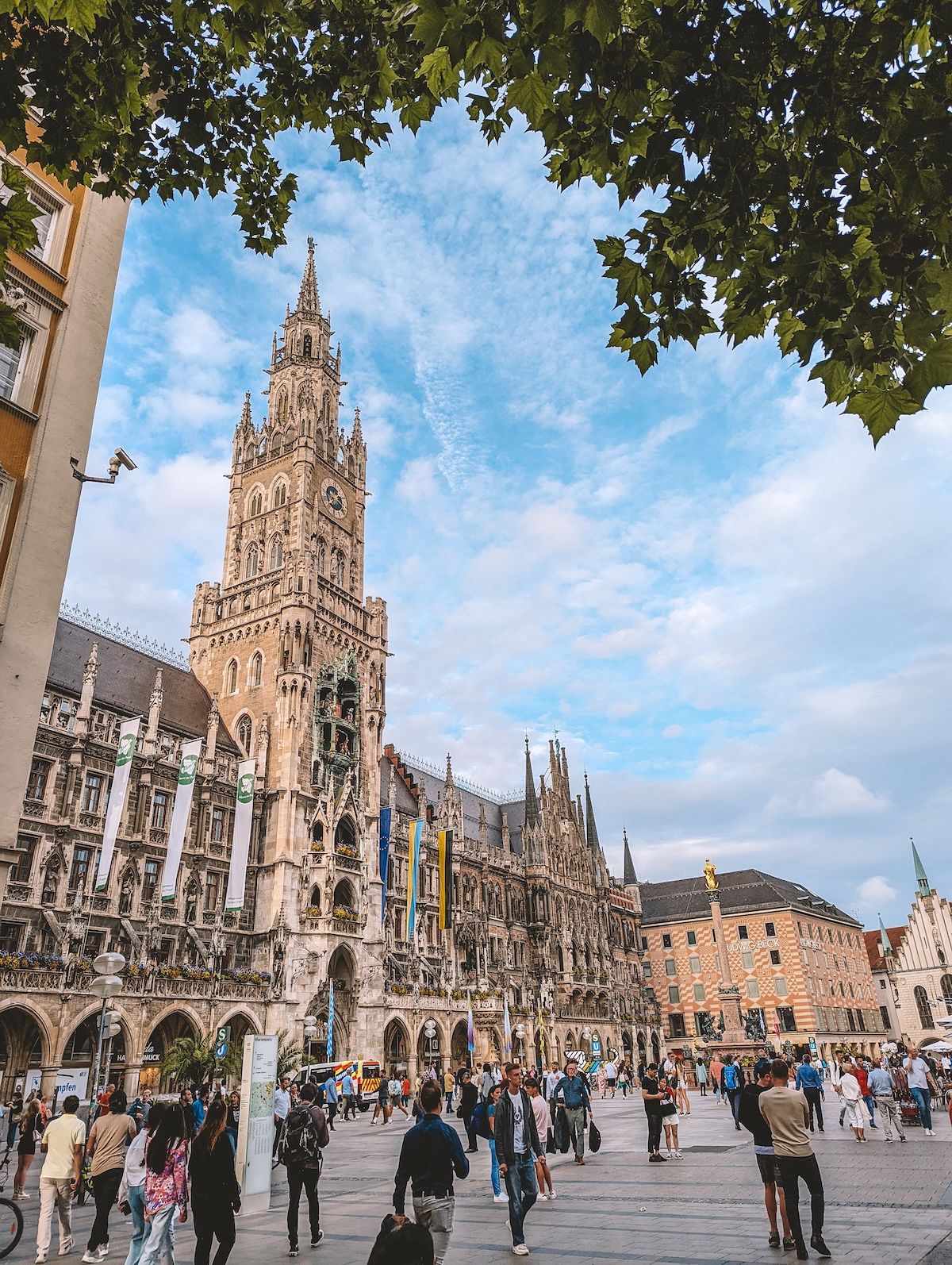 Munich Old Town (Marienplatz) at MUC